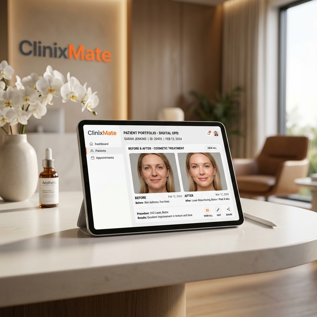 Digital OPD and Before-After on iPad
