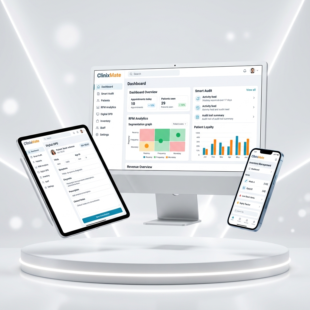 ClinixMate Features Ecosystem on Multiple Devices